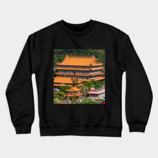 Po Lin Monastery, Lantau Island, Hong Kong Crewneck Sweatshirt